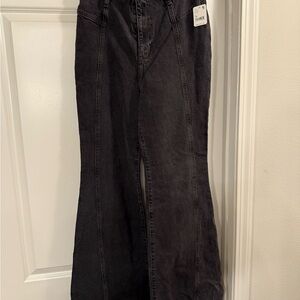 Free People. We the free Black Flare & Wide Leg Jeans